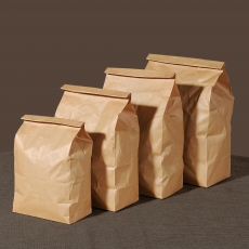 加厚牛皮纸袋食品包装袋烘焙包装纸袋外卖打包袋